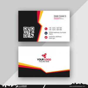 Business Card Design Background Free Vector