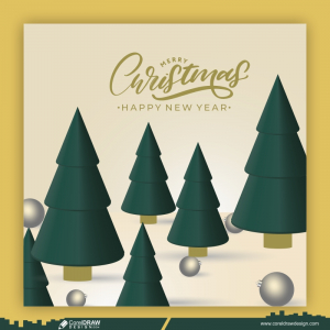 Merry Christmas social media seasons greetings vector CDR download