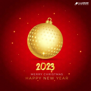 Abstract golden christmas royal 2023 new year vector