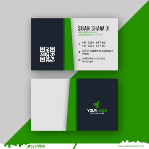 Corporate Business Card Design Vector Free