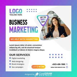 Business Marketing vector design for free