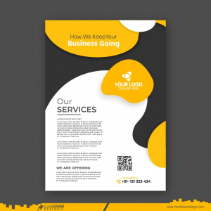 Corporate Business Flyer Template CDR File Free