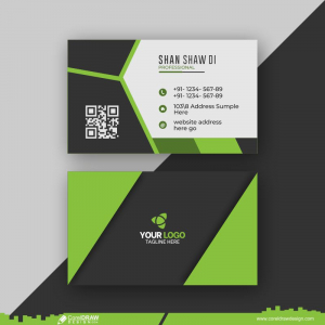 New Corporate Business Card Design Vector Free CDR