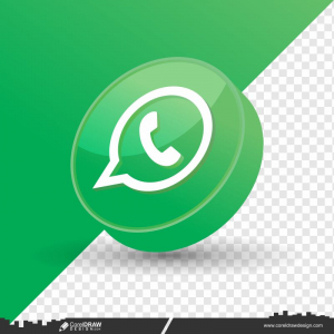 whatsapp logo icon isolated Free Vector