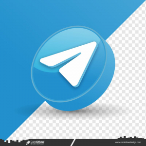 telegram logo icon isolated Free Vector