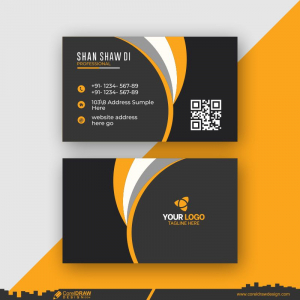 New Corporate Business Card Design Vector CDR Free