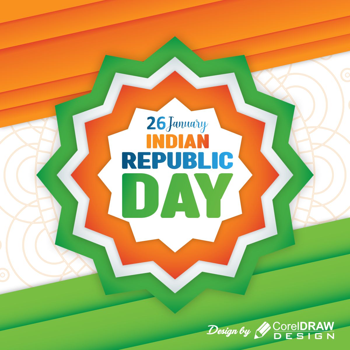 26 January Indian Republic Day Poster Vector Design For Free