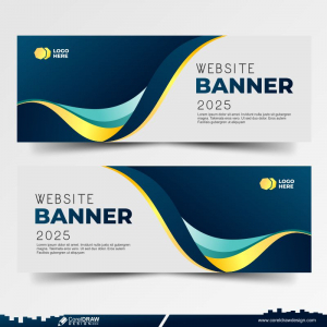  Web Website Banner Design dwl CDR Premium Free