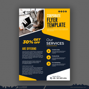  Design And Flyer Template Download Free CDR