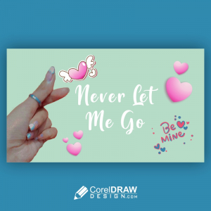 valentine day lovely coupel background and mobile phone wallpaper vector design for free cdr file