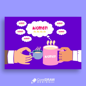 women meme template vector design for free download with cdr file