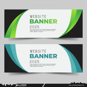 Website Banner Design Premium Free Vector
