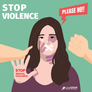 Free Premium Vector  Stop gender violence concept Design