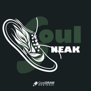 Sneaker and shoe logo Design vector download for free with cdr and eps file