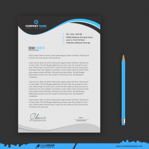 presentation business letterhead template stationary design CDR
