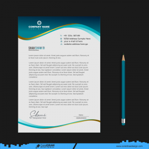 presentation business letterhead template stationary CDR