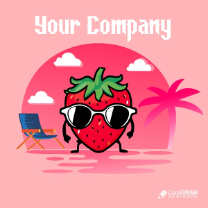 strawberry Logo Gta Style Design Download For Free