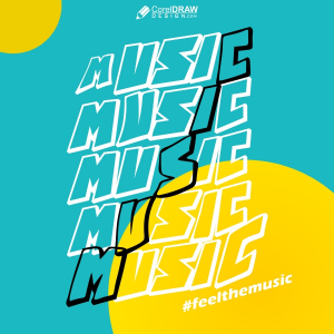 Music Typography Vector Design Download For Free