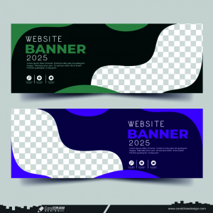 Web Banner Vector dwl Free Design
