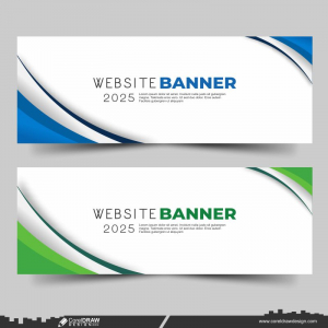 Website Web Banner Vector dwl Design Free