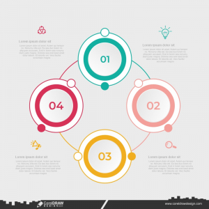  Business plan With icon infographic Design CDR Free Vector