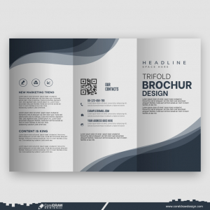creative corporate trifold brochure design and trifold flyer template premium design
