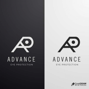 Abstract  Eye Protection corporate logo vector 