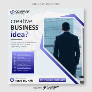 Creative Business Idea poster vector design download for free