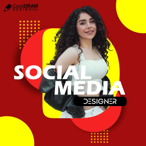 Free Social Media Designer Portfolio Banner And Poster Vector Template Design