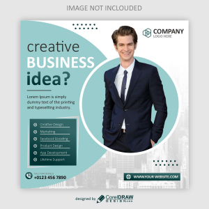 Creative Business Idea poster vector design for free