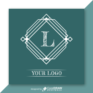 L Letter logo poster vector design download for free