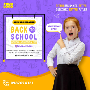 Back To School Admission Open Banner And Poster Vector Design Download For Free