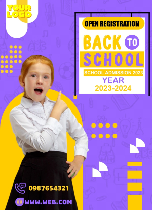 Free School Admission Pamplate And Vector Template Banner And Poster Design Download For Free