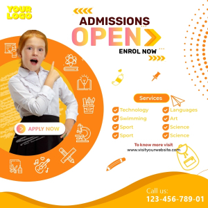 School  New Admission Vector Template Banner And Poster Design Download For Free