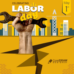 Happy Indian Labour Day Vector illustration Design Download For Free With Cdr And Eps File