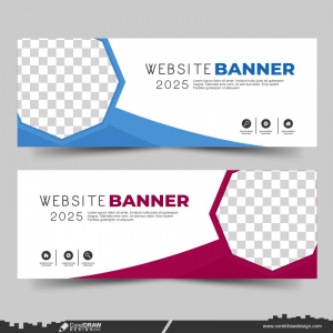Corporate Website Colorfull Banner dwl CDR Free Design