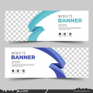 Corporate Website Colorfull Banner dwl CDR Free Vector