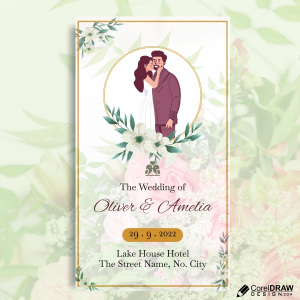 Download Luxury Wedding Invitation Template Free Vector