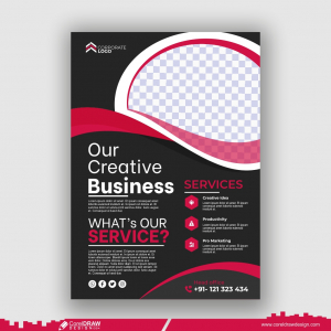 Company Flyer Cover Design Template Premium Free Design Vector Free Design