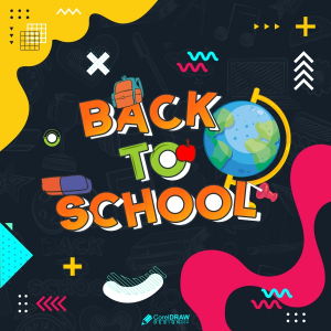 Back to school instagram posts Vector With dooddel Design Download For Free