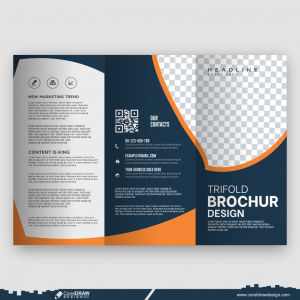 corporate trifold brochure design and flyer template premium design cdr design free