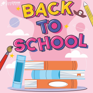Back to School illustration Vector Design Download For Free With Cdr And Eps File