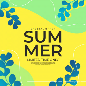 summer sale banner template new design cdr