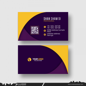  Office Layout business card Design CDR Free Vector