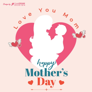 Happy Mothers Day 2023 Free greeting Card Vector Design Download For Free