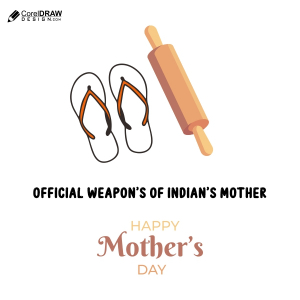 Indian Funny Mothers Day Meme Vector Design Download For Free