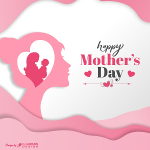 Happy Mothers Day Vector Design With  Mom And son Download For Free