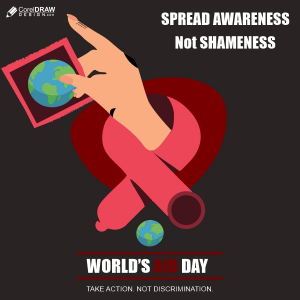 World aids Day Creative poster Vector Design Download For Free