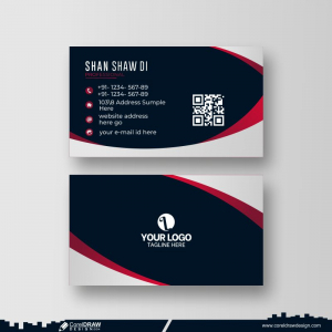 business card background design cdr vector