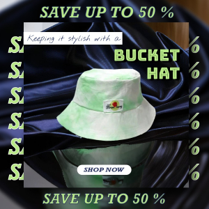 Bucket Hat Summer Sale Vector Design Download For Free